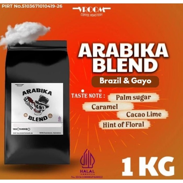 

Ready Biji Kopi Roast Bean Arabika Blend Filter and Espresso 1Kg