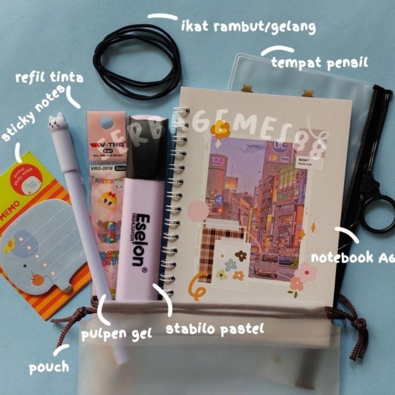

SERBAGEMES88 - (PART 2) PAKET ALAT TULIS 8IN1 / STATIONERY SET / ALAT TULIS SET / STATIONERY SET BISA COD