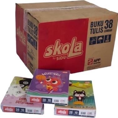 

TBMO BUKU TULIS SKOLA BY SIDU 38 LEMBAR SINAR DUNIA PER PACK ISI 10 PCS COD