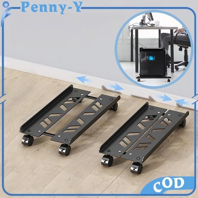 <BARU> Rak CPU Komputer Adjustable Tray CPU Komputer Universal Dudukan CPU