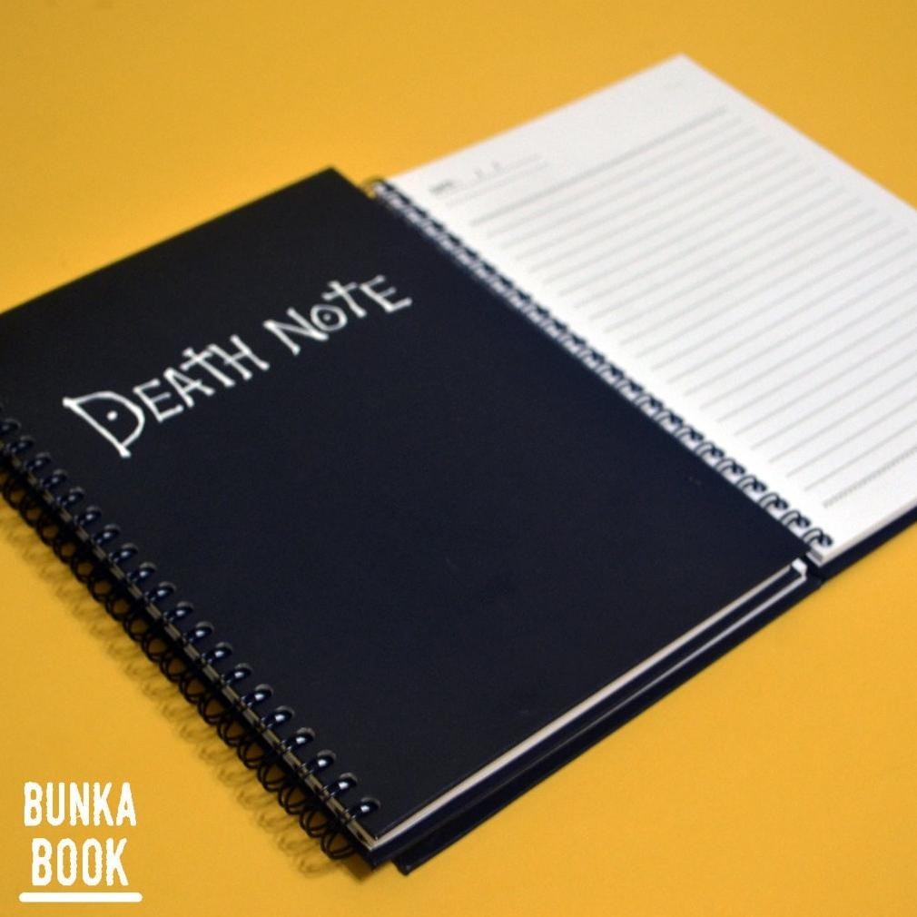 

ghs-55 Note Book Hardcover Ring Anime Death Note Ukuran A5 Jurnal Agenda Planner Notebook Gift Couple Berkualitas