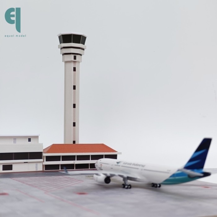 Cabre Diecast/Miniatur Terminal Bandara Pesawat Juanda Skala 1/400