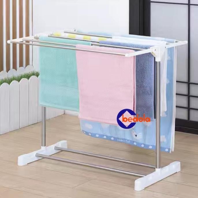 Bedola Rak jemuran handuk rak handuk jemuran hijab
