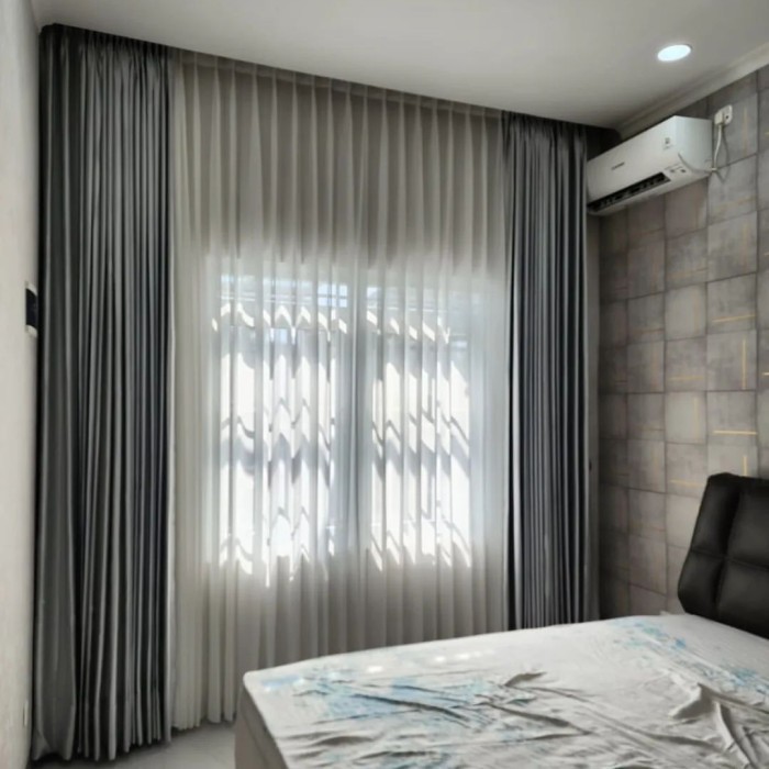 Gorden Jendela Blaout Custom Polos Mewah Elegan Gorden Hotel