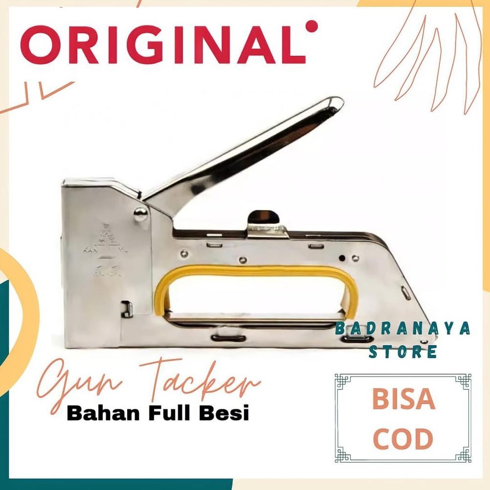 

LKJ Stapler Tembak / Cekrekan / Pengokot / Hekter Gun Tacker / Staples Sofa, Staples Jok, Stepler Motor, TERLARIS