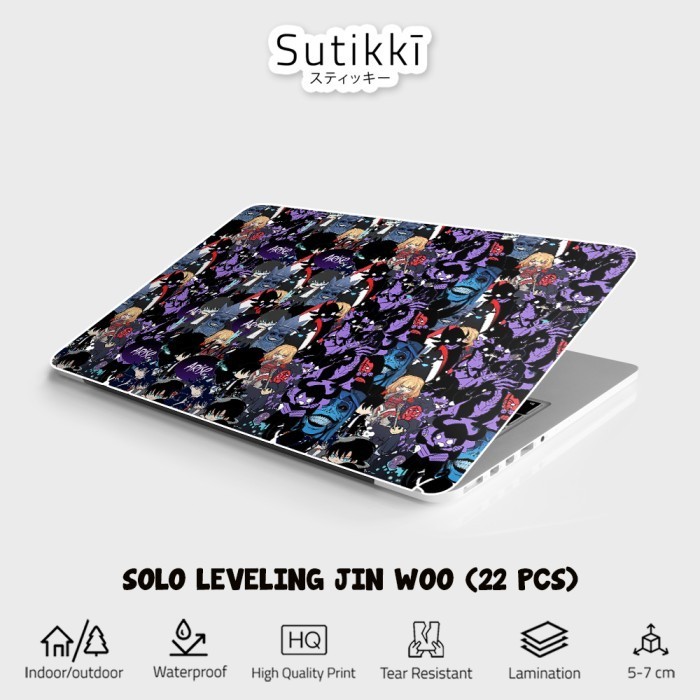 

Sticker Pack Solo Leveling Sung Jin Woo Manga Anime Manhwa Vinyl Tumbler K01