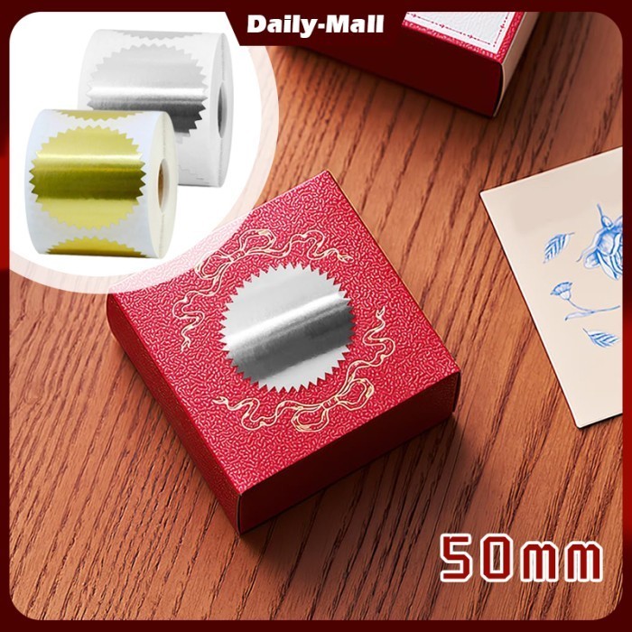 

Sticker Emboss Holographic Seal Sticker Stempel Seal Press Sticker K01