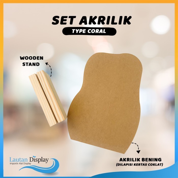 

Paket Tatakan Akrilik Kayu Wooden Stand Acrylic A5 Bulat Kubah 2 mm K01