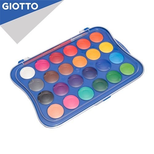 

Giotto Acquerelli Watercolor Blocks 24 Colours 30mm - Cat Air 24 Warna K01