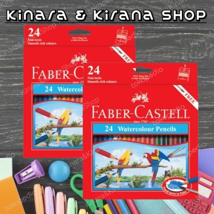 

FABERCASTELL 24 Warna WaterColour K01