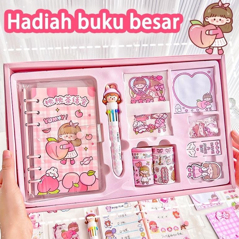 

Stiker Lucu 1 Set Box Tema Kartun Stiker Label untuk Buku Pegangan Diary Dekorasi DIY Stiker Spiral Elegan Bahan Buku Notebook
