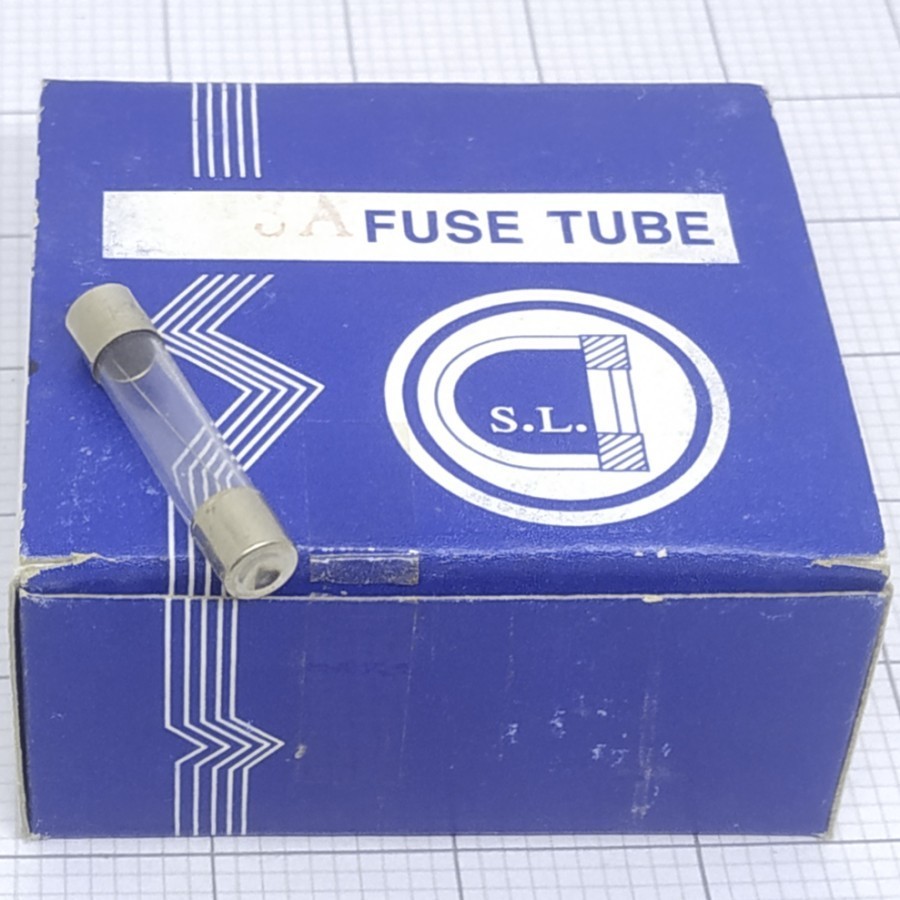 Fuse 3A Besar / Fuse Sekring Kaca Besar / Fuse 3A Besar 6x30mm