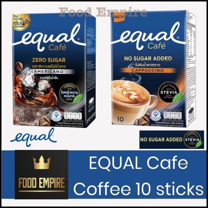 

Equal Coffee | No Sugar Added Instant Coffee Mix | Kopi Equal Cafe