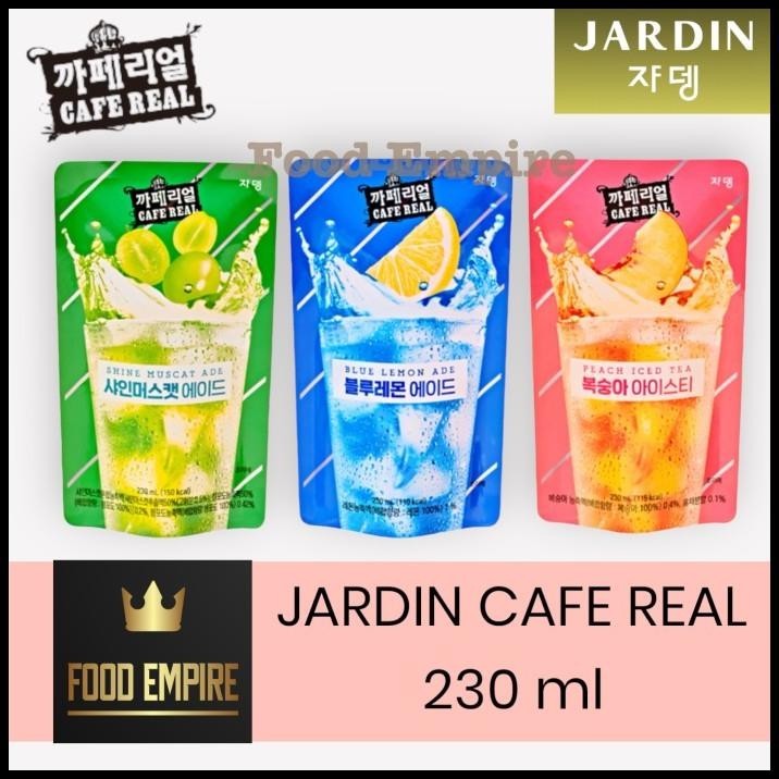 

Jardin Cafe Real | Peach Iced Tea | Blue Lemon Ade | Shine Muscat Ade
