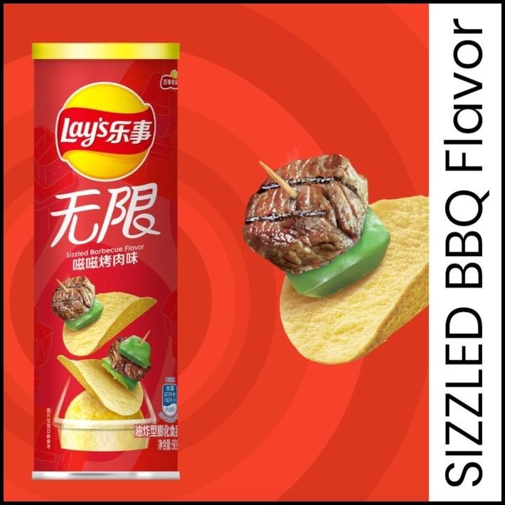 

Lay'S Tube Potato Chips 90 Gr | Keripik Kentang Lays China