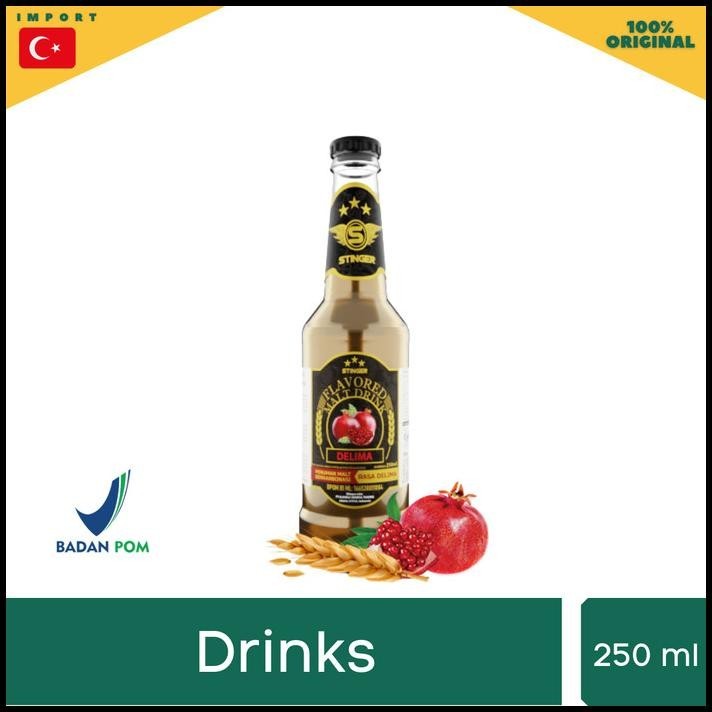 

Stinger Malt Drink Non Alcoholic - Minuman Fermentasi Malt Rasa Buah