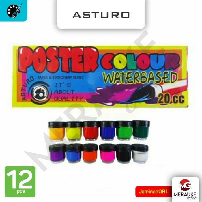 

Cat Air Poster ASTURO 20CC Set 12 Warna K01