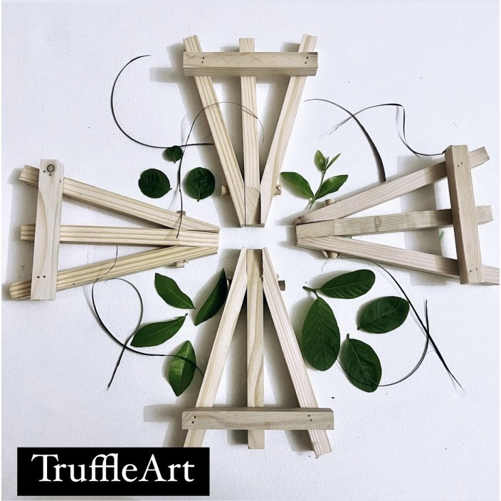 

Easel Kayu Stand Lukis Kanvas Tinggi 30cm Grosir 10Pcs Easel Kanvas K01
