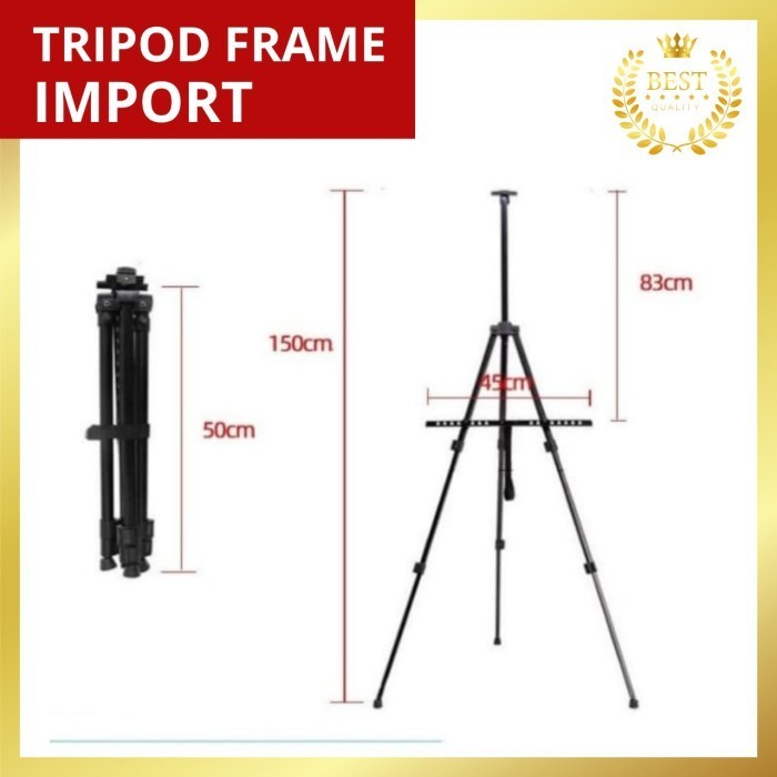 

tripod frame / standing display foto / tripod lukis K01