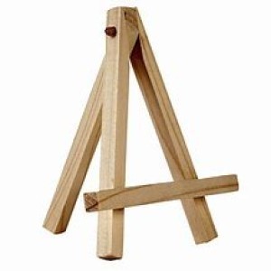 

wooden easel (001) K01