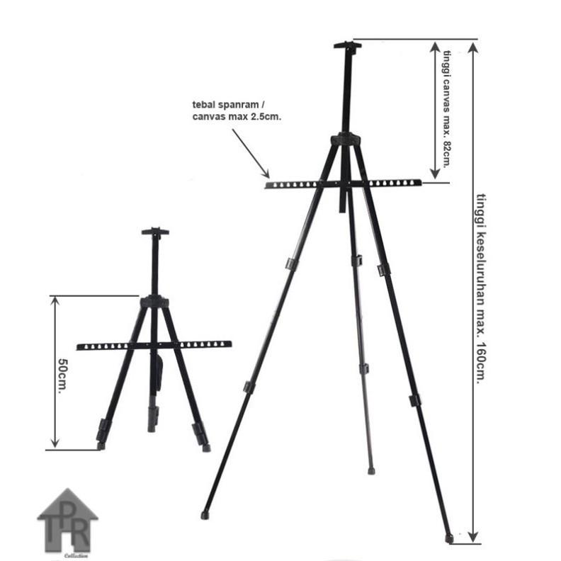 

Easel - Stand Melukis Metal / untuk paint by number - T160 K01