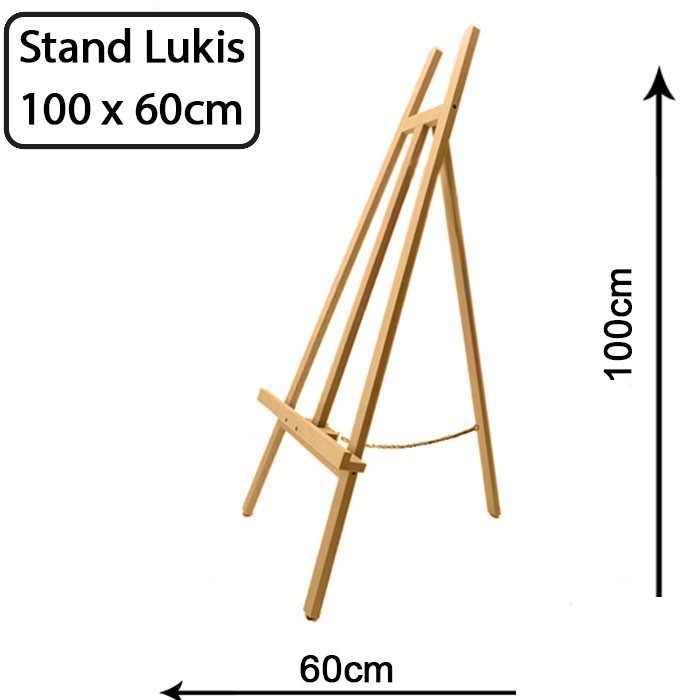 

STAND KAYU EASEL FRAME UKURAN 100X60 CM K01