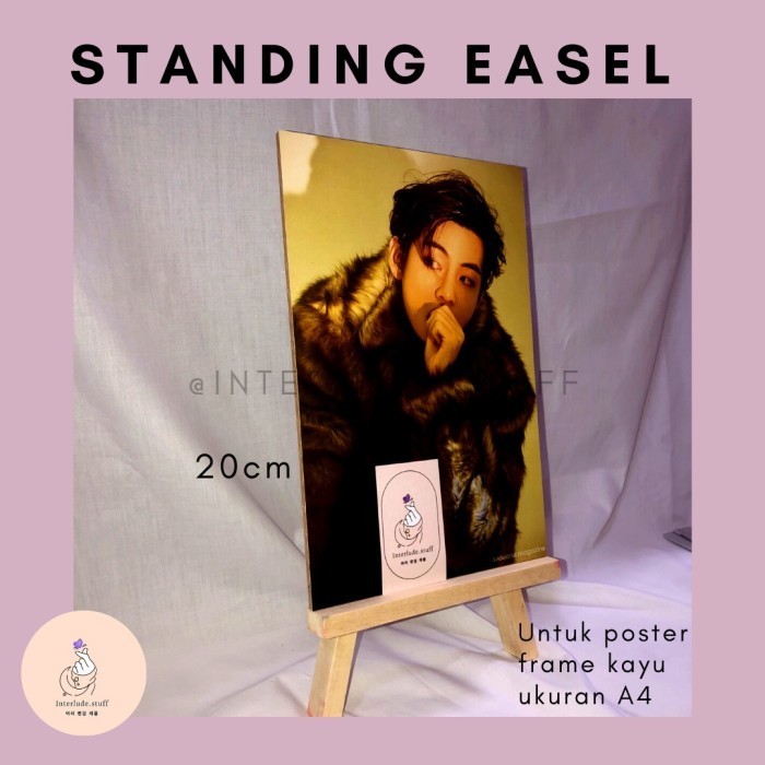 

Penyanggah kayu / Standing easel 30 cm K01