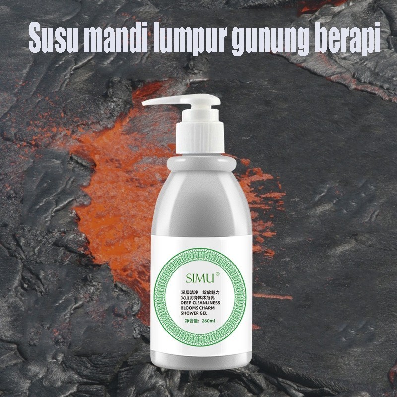 Cuci Tubuh Lumpur Vulkanik Sabun Pemutih Badan Dan Wajah Volcanic Mud Bath 280Ml Whitening
