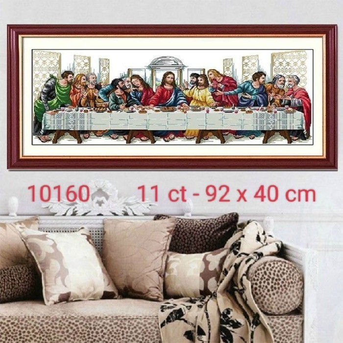 

DIY Paket Kristik (Cross Stitch Kit) Pola Di Kain 10160