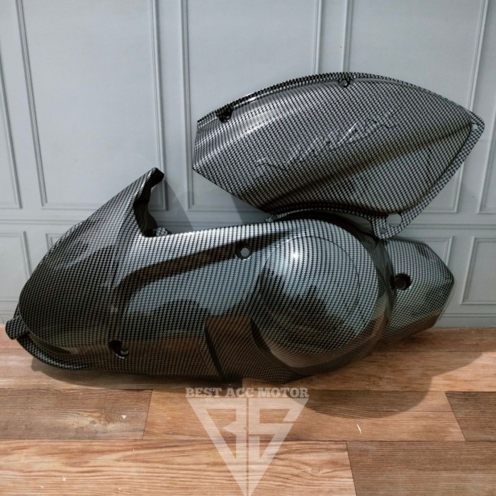 Cover Tutup Cvt Dan Hawa Nmax Old 2015 2016 2017 2018 2019 Carbon Nemo