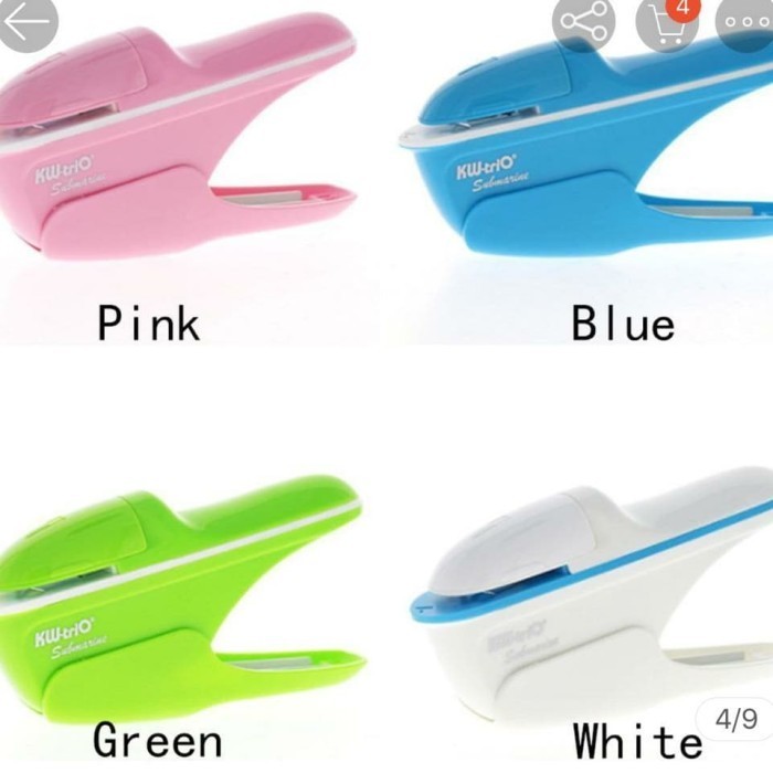 

Stapler Tanpa Isi, Go Green, Made In Taiwan, 5299. 4 Warna