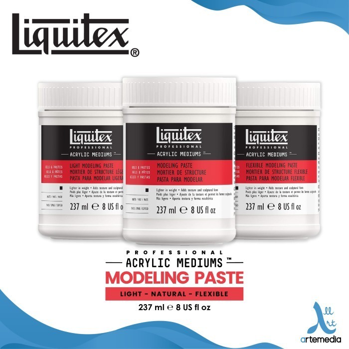 

Ready Medium Cat Akrilik Liquitex Professional 237ml Modeling Paste Acrylic