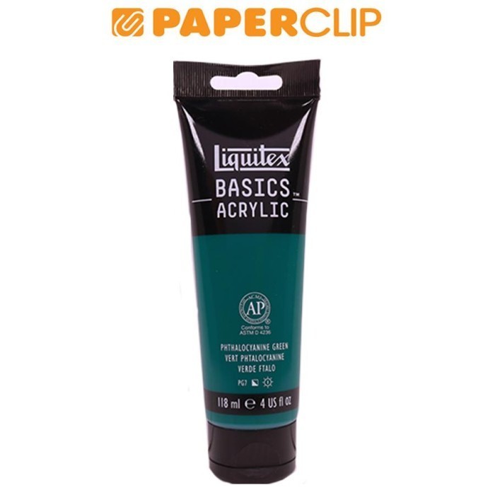

Ready 1046317 LIQUITEX ACRYLIC BASIC 118ML PHTHALOCYNINE GREEN