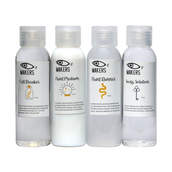 

Ready MAKERS Professional Acrylic Pouring Paint Set Mini