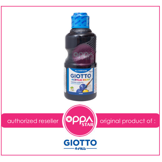 

Ready Cat Akrilik Giotto Acrylic Paint 250 ml Black Hitam