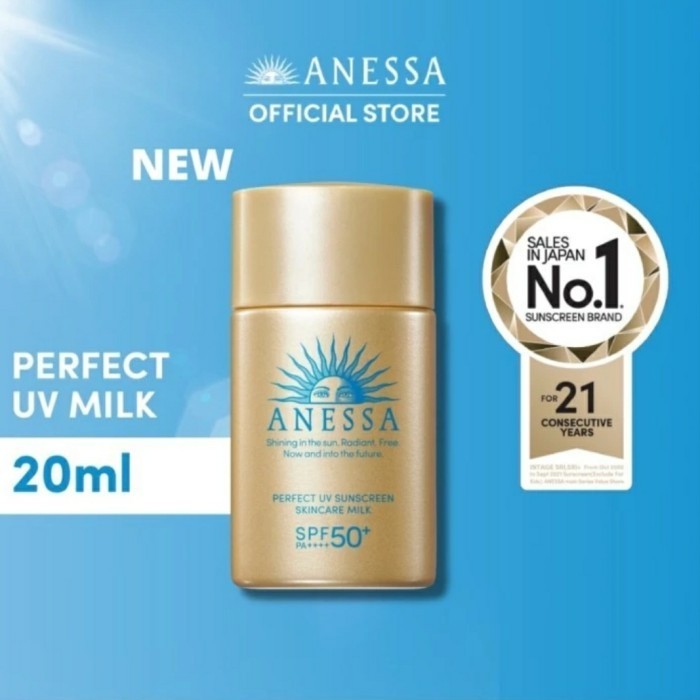 Ready ANNESA uv Sunscreen skincare milk perfect spf50+pa 20ml