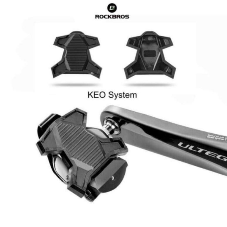 Premium Rockbros Cover Pedal Cleat Look Keo Tutup Alas Pedal Cleat Adapter Pedal Cleat KEO Look Syst