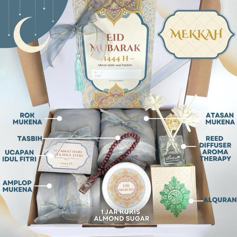 

fgh-56 Hampers Mukena Idul Fitri Idul Adha Guru Ibu Kue Kering Eid Mubarak Parcel Ramadhan Giftbox Sajadah Mukena Gift Set Murah Premium Queenstelle Viral