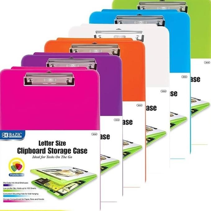 

BAZIC CLIPBOARD STORAGE CASE PAPAN JALAN JEPIT KERTAS UJIAN BENTUK TAS