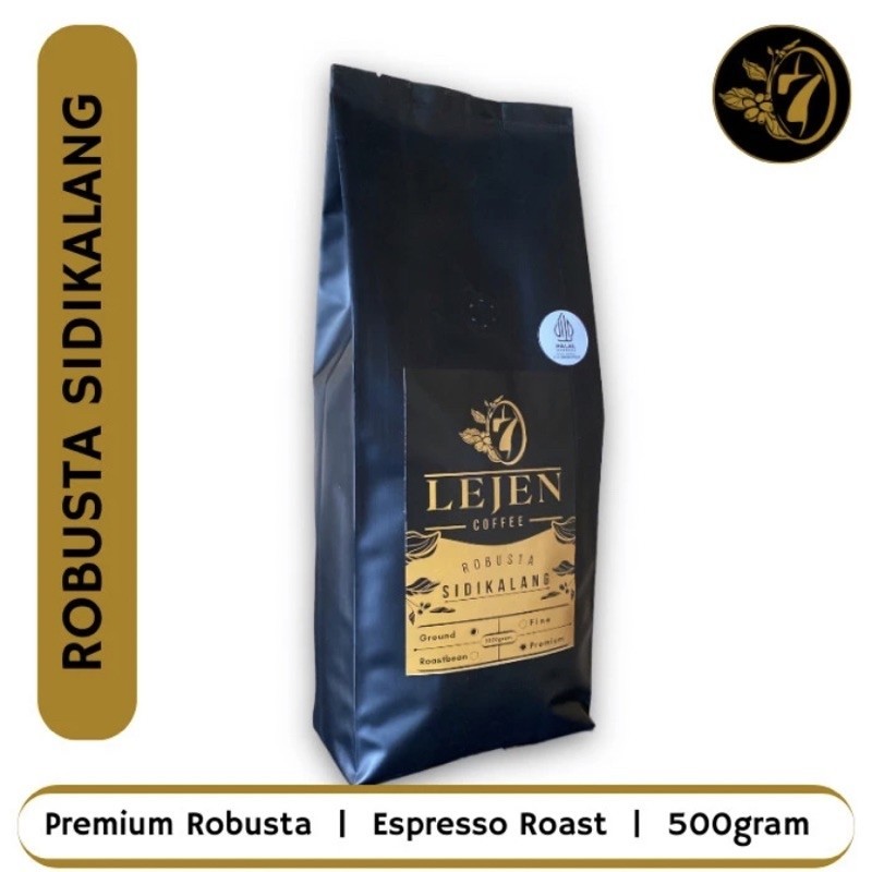 

Lejen Coffee | Biji Kopi Sangrai Robusta Premium Sidikalang | Espresso Based | 500gram