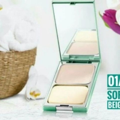 Bedak Padat Ristra Dual Compact 01 A Soft Beige