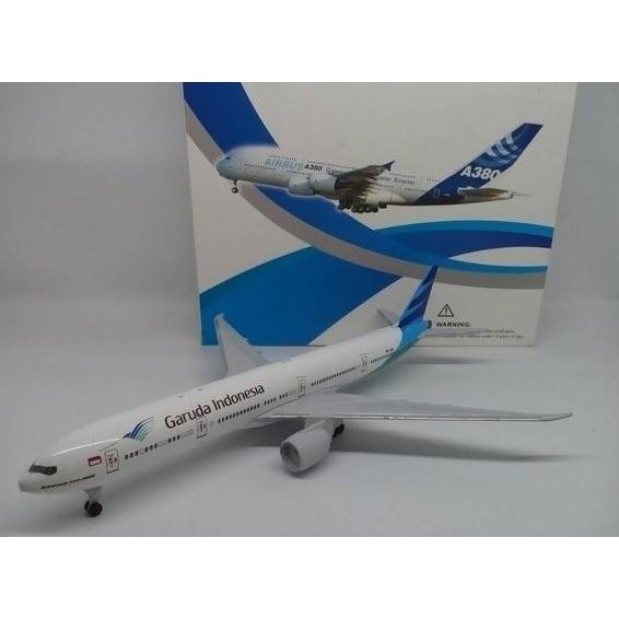Diecast Pesawat Garuda Ukuran Besar Ada Roda Miniatur