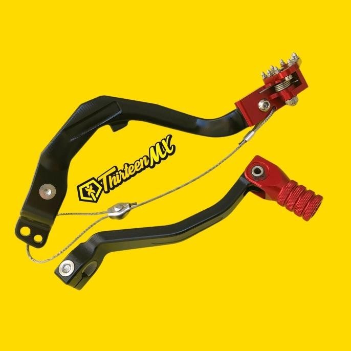 Tuas Pedal Rem & Operan Gigi Persneling Crf 250 Rally Aluminium Cnc