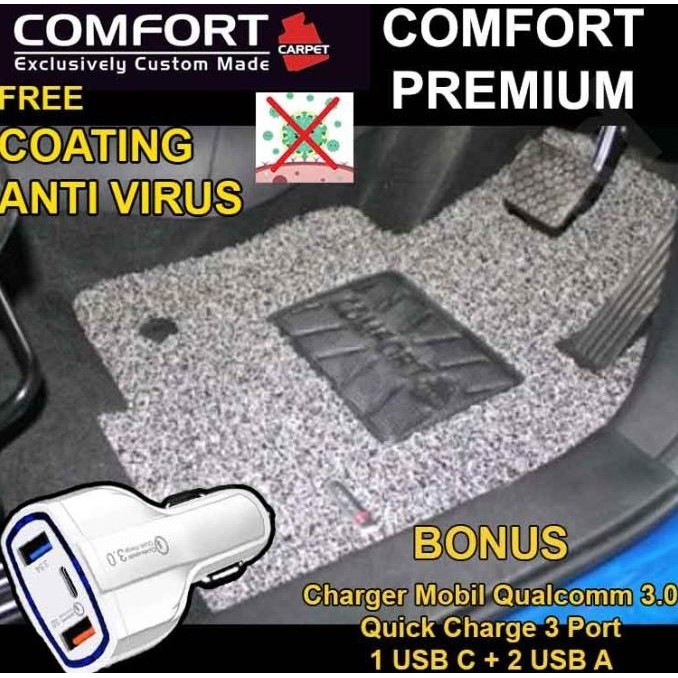 Karpet Mobil Comfort Bmw 320I F30 2013-2019 Premium Heelpad