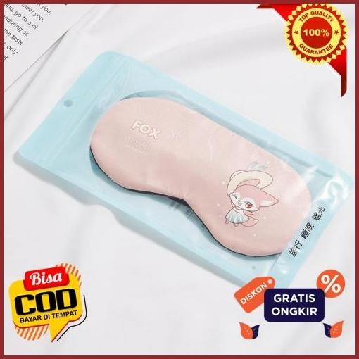 Tarbaru Penutup Mata Tidur Eye Cover Mask Kacamata Anak Motif Hewan Binatang Kartun Simple Cartoon U