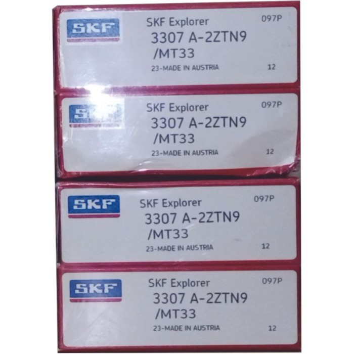 BEARING SKF 3307 A-2ZTN9/MT33 DOUBLE ROW ANGULAR ORIGINAL AUSTRIA