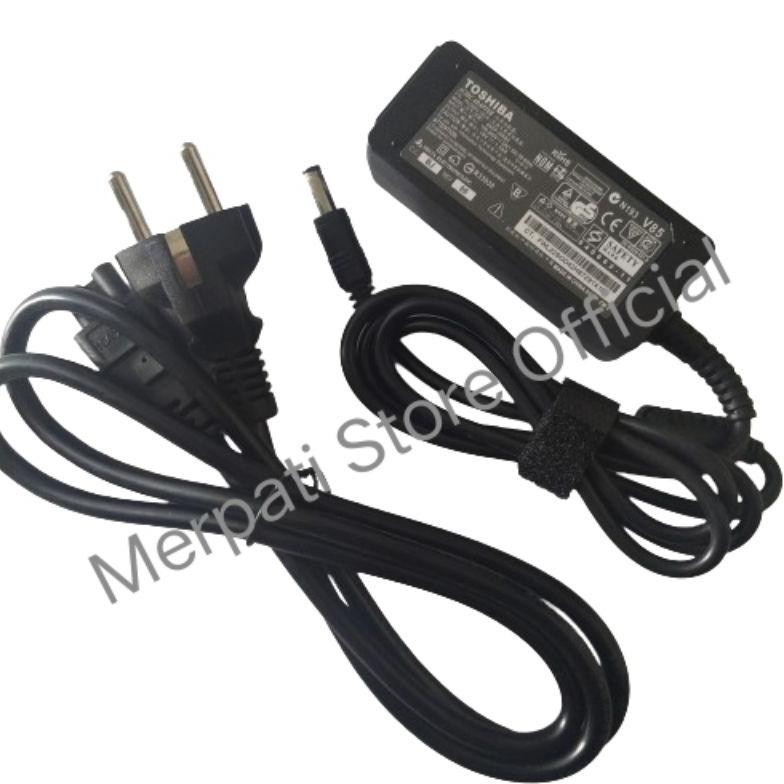 {DISKON} TOSHIBA - Charger Cas Laptop Toshiba 19v 1.58A Free Kabel Power