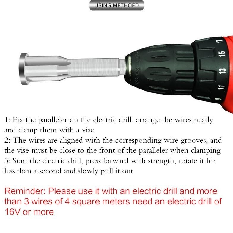 PN Alat Pemutar kabel/Alat Twisting Kabel/Mata Bor Penyambung Kabel Listrik Twisting Tool TERLARIS