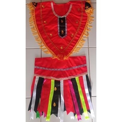 (Bisa Cod)Kostum Dayakan/ Topeng Ireng Sale