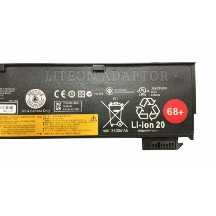 Battery Baterai Len0Vo Thinkpad X240 X250 X260 X270 6 Cell Original Langsung Kirim